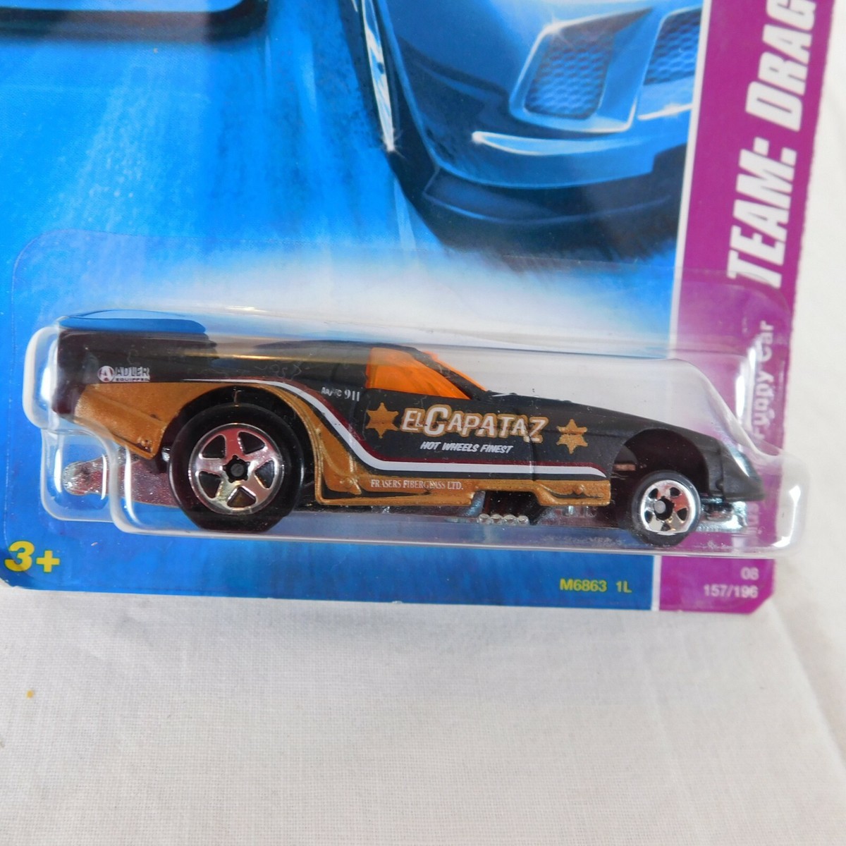 2007 Hot Wheels Team Drag Racing Mustang Funny Car El Capataz 1/4
