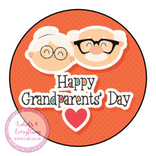 Grandparents Grandma Grandpa Nanny Gramps Day Sweet Cones Gift Hamper Stickers 