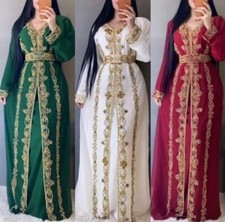SALE New Wedding Kaftans Moroccan Dubai Abaya Caftan Farasha Islamic Jacket Gown