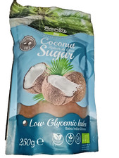 100% Organic Coconut Palm Sugar 250g Gluten-Free Non-Gmo Sweetener 0.55 lbs