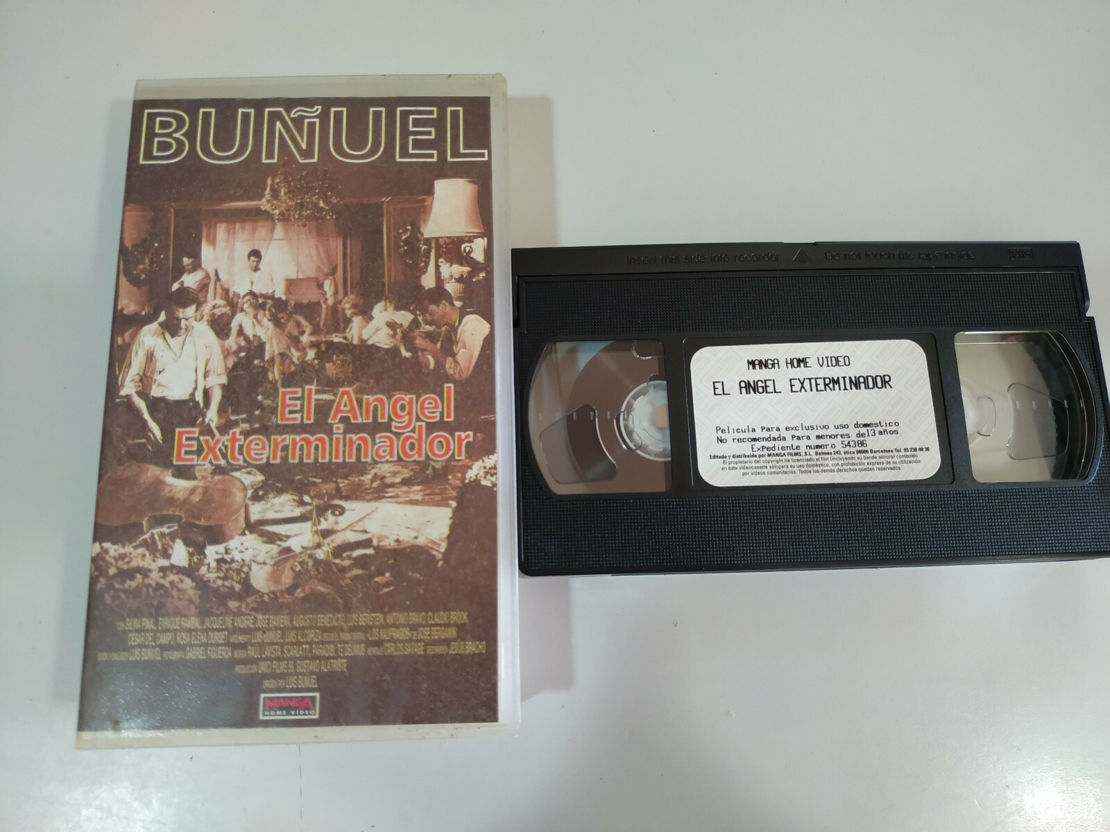 Luis Buñuel El Angel Exterminador - Vhs Cinta Tape Español - 2T