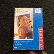 HP Premium Plus High Gloss  60 Count 4X6 Photo Paper 11.5mil 