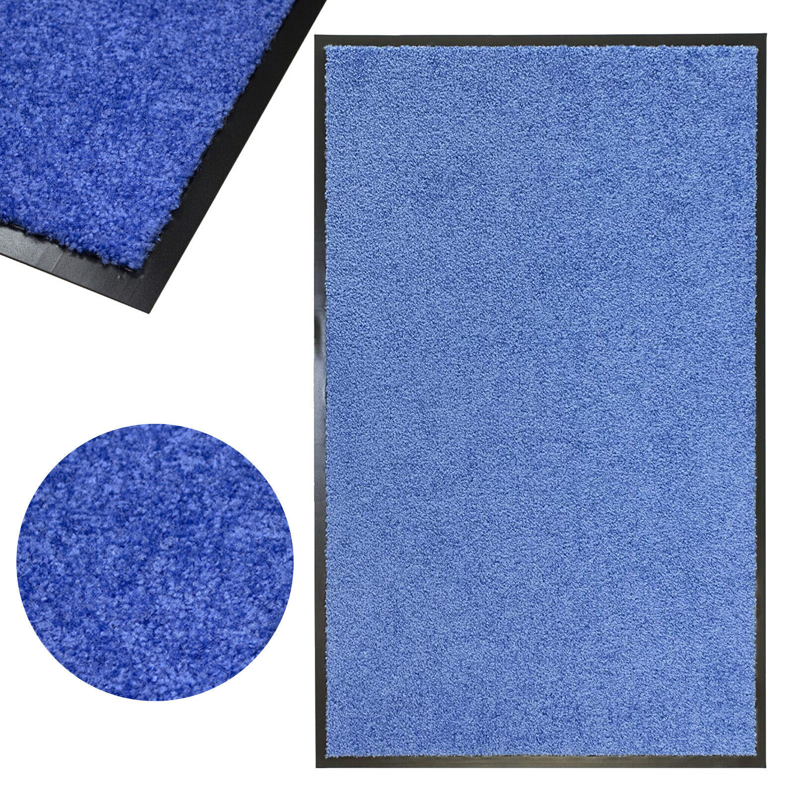 Non Slip Door Mat Indoor Outdoor Kitchen Rugs Washable Large Rubber