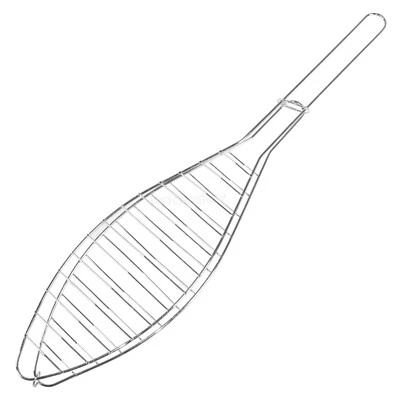 BBQ Grill Fischgrill Grill Korb Halter Fleisch Kebab Kofta Steak Regal Werkzeug