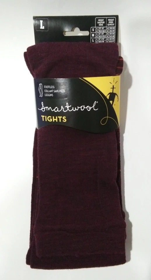 Medias Smartwool Horizon Line sin pies berenjena brezo granate rosa grandes - nuevas Foto 2 de 4