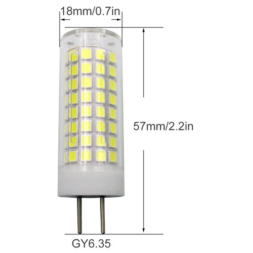 2pcs GY6.35(G6.35) Led Bulb 9W 102-2835 SMD Lamp 110V Ceramics Light Daylight H - Picture 4 of 7