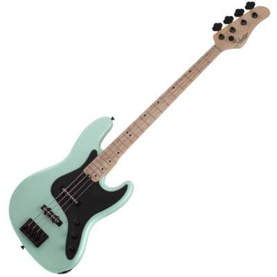 Schecter J-4 4 String Bass Guitar - Sea Foam Green