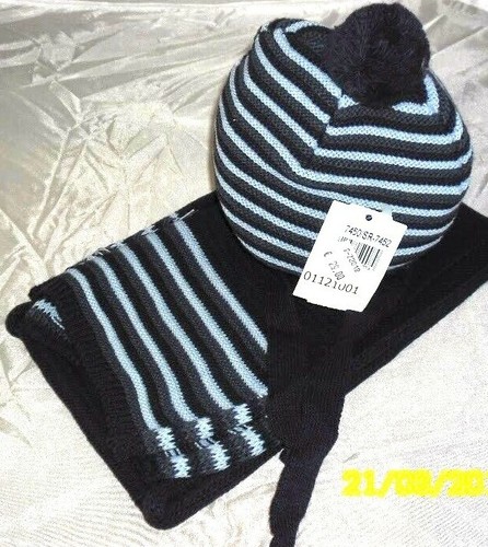 CUFFIA E SCIARPA NEONATO MISTO LANA MADE IN ITALY | eBay