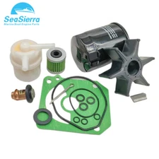 Water Pump Repair Kit with Thermostat Filter Fits Honda 5HP BF75D 90HP BF90D