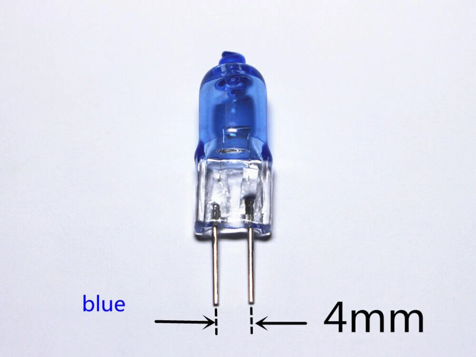 10x Mini G4 halogen lamp 20W 12V Blue Halogen Chandelier Replace Warm White - Image 3 of 4