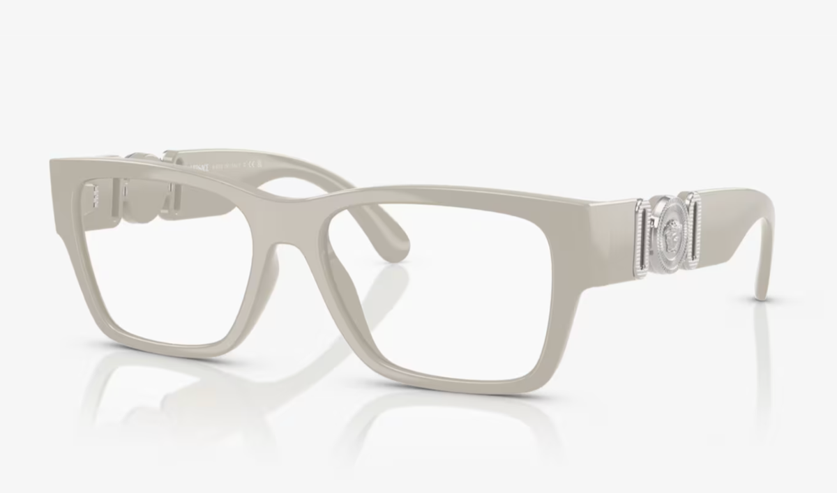 New VERSACE Eyeglasses MOD. 3368-U 5501 53-17 140 Light Grey 