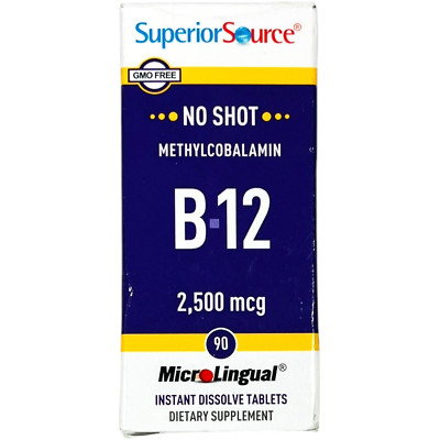 Methylcobalamin B-12, 2,500 mcg, 90 Instant Dissolve Tablets - EX 10/26