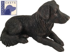 Large 175 Cubic Ins Border Collie ShadowCasts Bronze Urn for Cremation Ashes