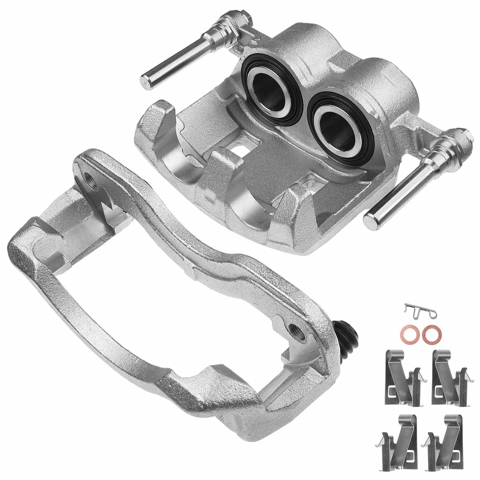 Front Right Disc Brake Caliper w/ Bracket for Chevy W3500 Tiltmaster GMC Forward - Image 2 of 4
