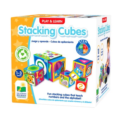 New - The Learning Journey Play & Learn - Stacking Cubes - Ages 1-3 | 1+ players
