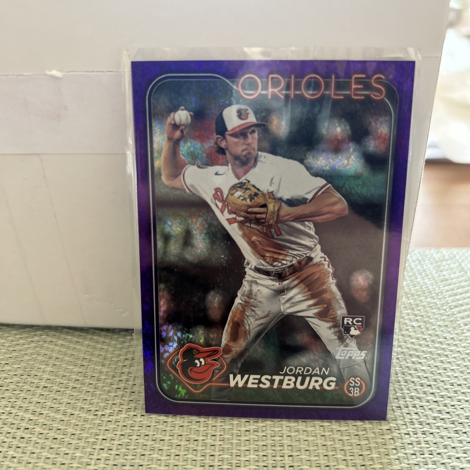 2024 Topps Series 1 - Jordan Westburg #66 Purple Holofoil /799 (RC)