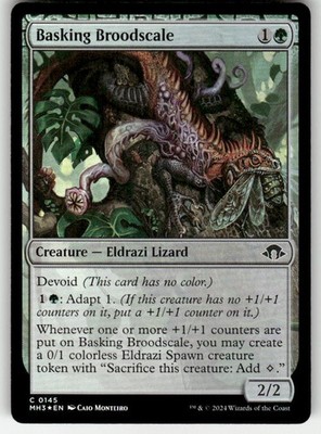 Basking Broodscale 145 Foil C Modern Horizons 3 NM Magic: The Gathering