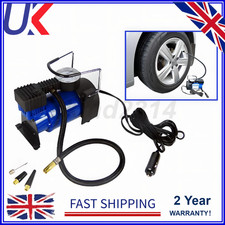 150w 12v Heavy Duty Portable Air Compressor Tyre Pump Car Van Tyre Inflator