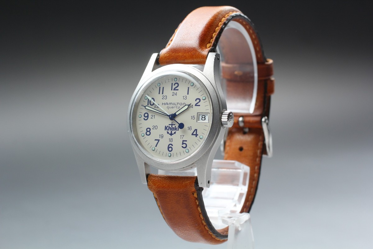 さばびんハミルトン Vintage 1990s [Exc+5] Hamilton Khaki Field 9797 White Dial 33mm