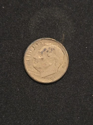 1950-D  Roosevelt Dime 90% Silver VF