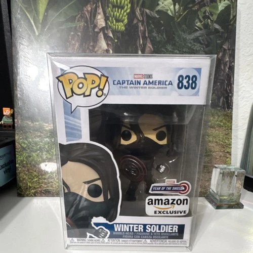 Funko Marvel Winter Soldier Captain America Amazon Exclusive Pop! Vinyl #838