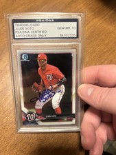 2018 Bowman Chrome Juan Soto Auto