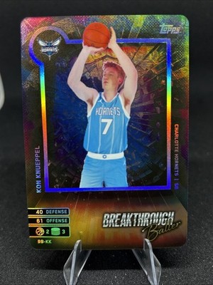 2025-26 Topps Match Attax Breakthrough Baller KON KNUEPPEL ROOKIE BB-KK HORNETS