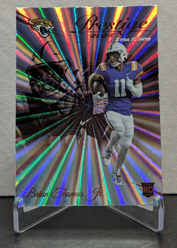 2024 Panini Prestige - Brian Thomas Jr. #321 Xtra Points Sunburst Rookie RC