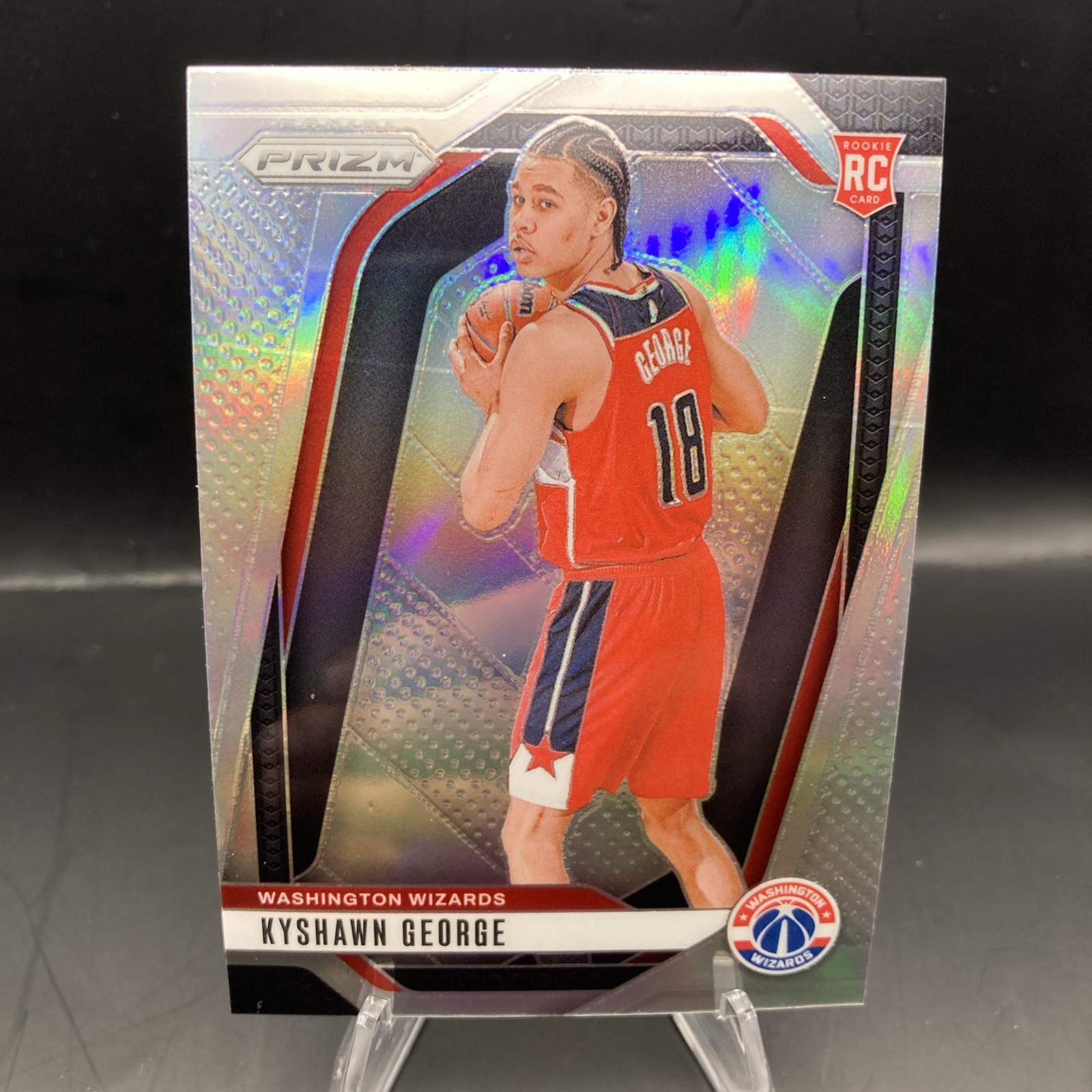 2024-25 Panini Prizm - Kyshawn George #257 Silver Prizm (RC)
