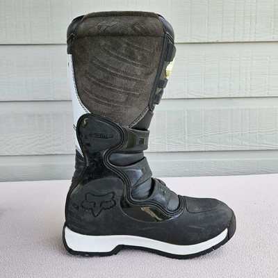Fox Comp 5 Motocross Dirt Bike Riding Boots Youth SZ 7Y Black
