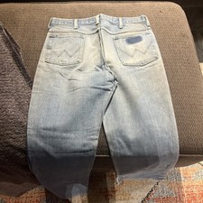 VTG Womens Sz 31x32 WRANGLER 80's Bootcut Jeans Light Wash