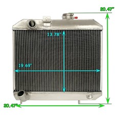 Cooling Radiator Fit Jeep Willys Cj2 Cj3 Cj-2a Cj-3a Mb M38 1941-1952 1951 1950