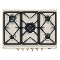 Smeg SRV876AVOGH2 Hafer Ebene Kochen A Gas 70CM 5 Feuer Mit Gitter Aus Gusseisen