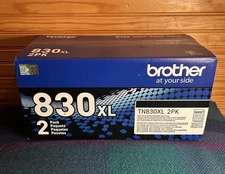 Brother International TN830XL2PK High-Yield Black Toner Cartridge 2-Pack 3000
