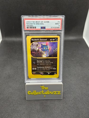 Rocket's Sneasel graded PSA 9 for sale on eBay