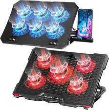 S035 Red Laptop Cooling Pad and Portable Computer Cooler Pad Set