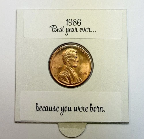 1986-P Lincoln Memorial Cent — photo from another recent sale