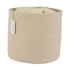 Cotton Rope Basket For Girls Boys Kids 16  X14  Baby Laundry Basket oatmeal
