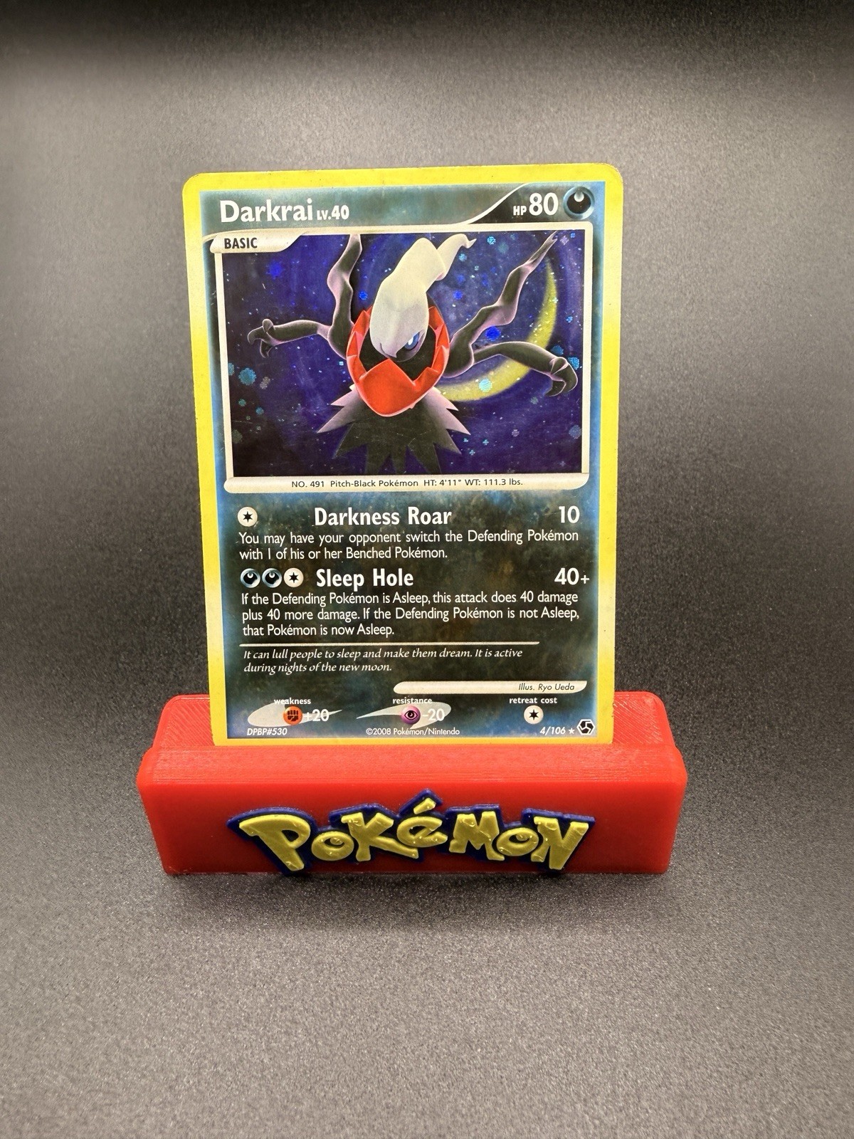 Darkrai 4/106 Pokemon Great Encounters Holo Card Pokemon TCG MP-HP
