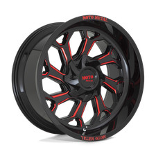 20x10 Moto Metal Mo999 Gloss Black Milled With Red Tint Wheel 8x6.5 -18mm 20x10 Moto Metal Mo999 Gloss Black Milled With Red Tint Wheel 8x6.5 -18mm