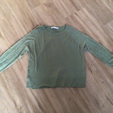 Zara langarm Shirt, Sweatshirt, Pullover, Pulli Gr. S (36, 38) grün !!!