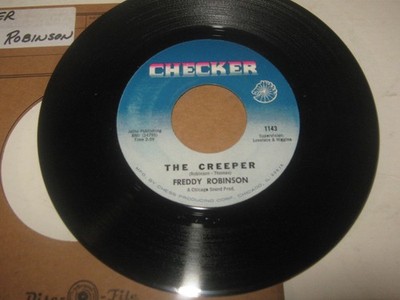 45 RPM RECORD ROCK ROLL BLUES DOOWOP  GO GO GIRL FREDDY ROBINSON CHECKER