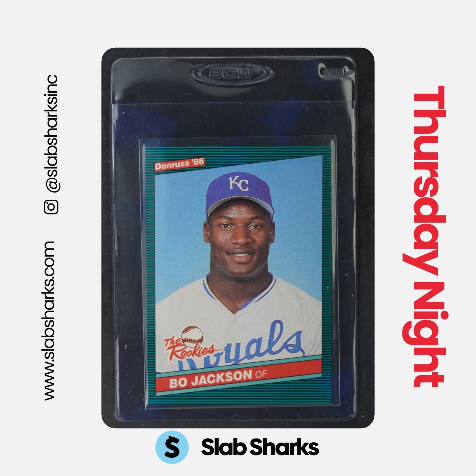 1986 DONRUSS THE ROOKIES #38 BO JACKSON RC ROOKIE