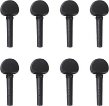 8Pcs 3/4 Wooden Violin Tuning Tuner Pegs With Predrilled Compatible with 3/4 ...