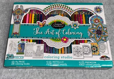 Timeless Creations The Art of Coloring  coloring studio metallic premium Pencils