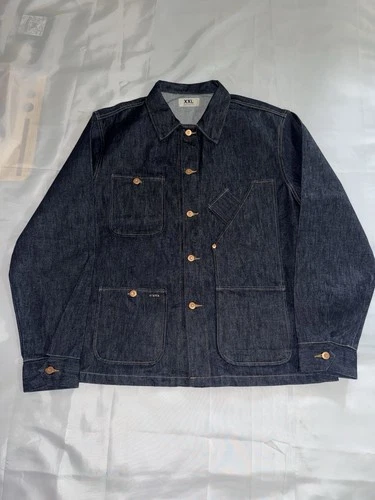 Tellason Coverall Jacket Stock Denim, Size XXL. Made In USA. EUC. - product listing photo
