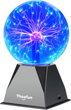 6" Plasma Ball Lamp - Touch and Sound Sensitive Globe Electric Lightning Ball