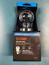Curt Towing Accessories 2" Trailer Ball, 1" X 3" Shank, 6,000 Lbs., Chrome