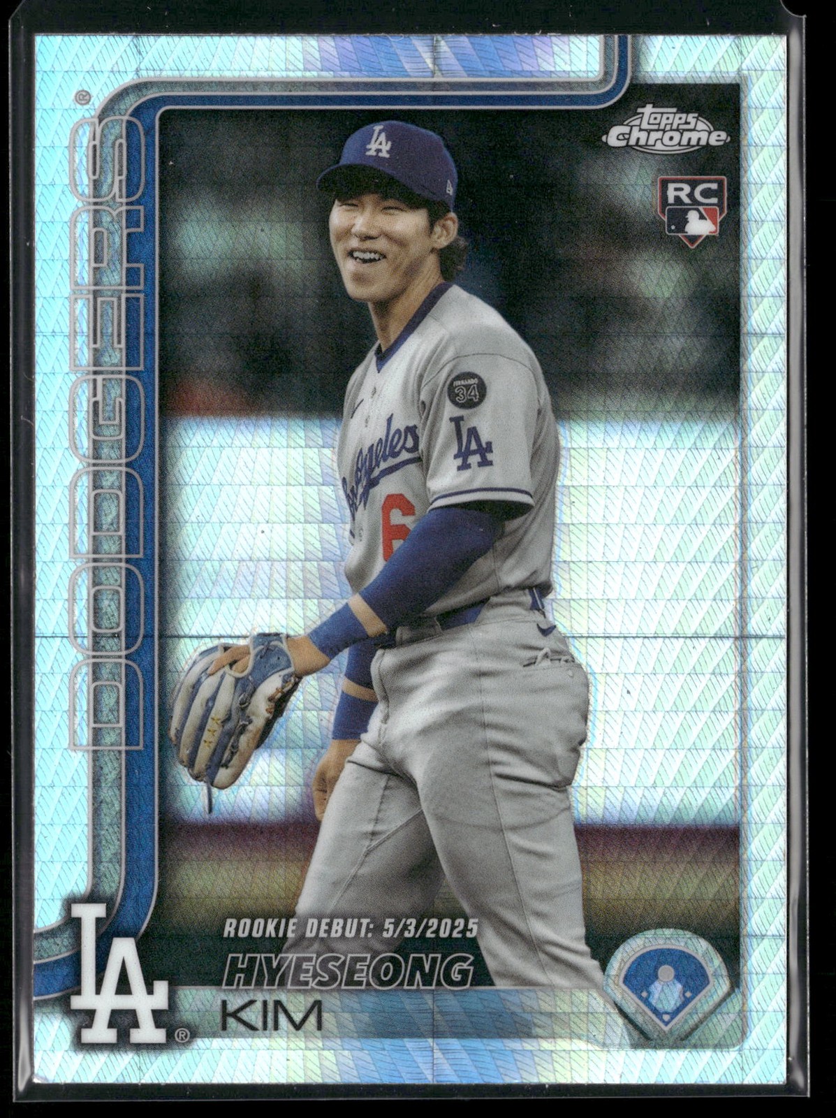 Hyeseong Kim 2025 Topps Chrome Update #USC149 Prism Refractors RC Rookie