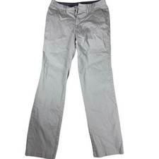Nautica The Deck Pant Classic Fit Stretch Chino Pants Mens 32W 34L Gray
